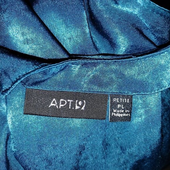 Sleeveless Teal Blouse - Picture 5 of 6